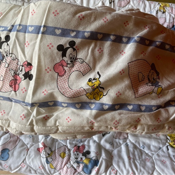 Vintage Mickey & Friends Crib Wrap and Blanket - Picture 3 of 4